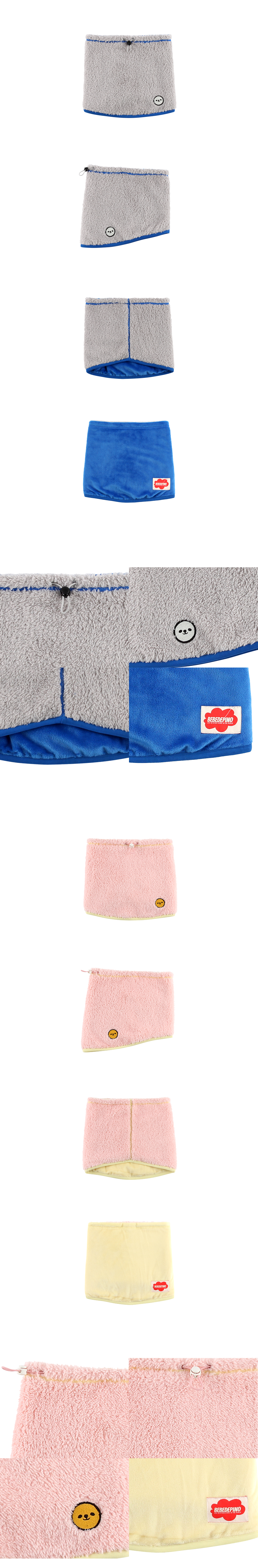 Candy color fluffy fur reversible neck warmer 상세 이미지