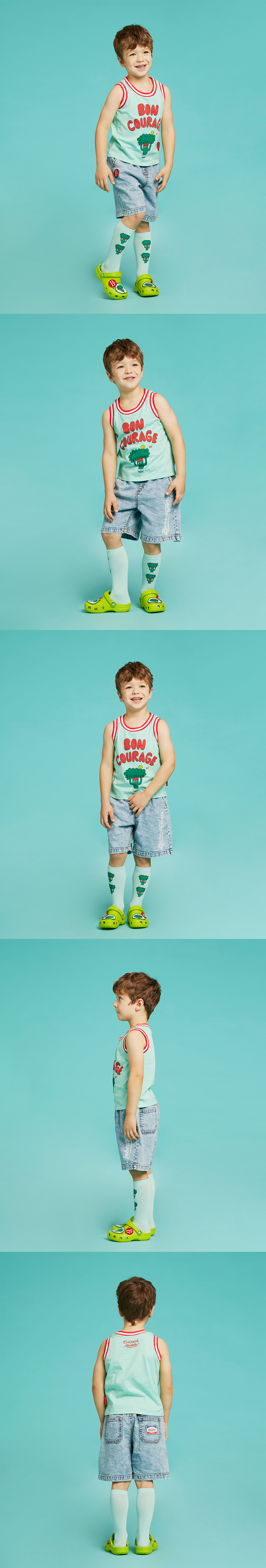 Brocoli sleeveless t-shirts 상세 이미지