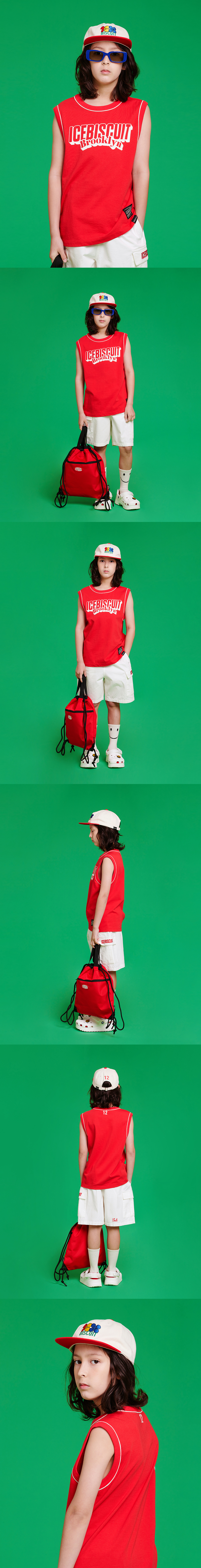 Icebiscuit brooklyn piping point sleeveless top 상세 이미지
