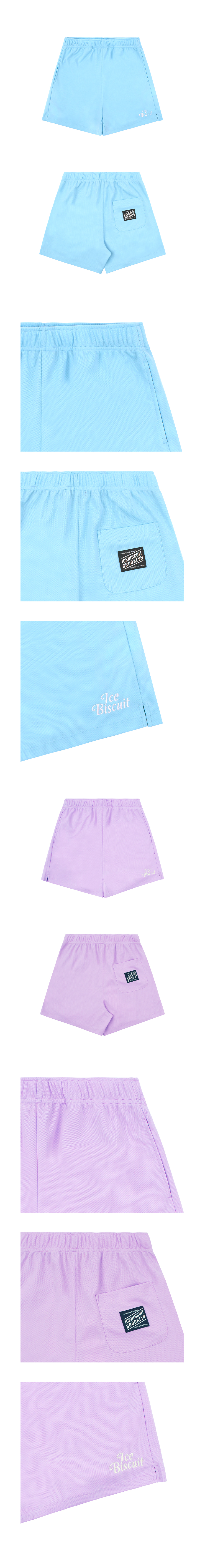 Icebiscuit letter girl pique shorts 상세 이미지