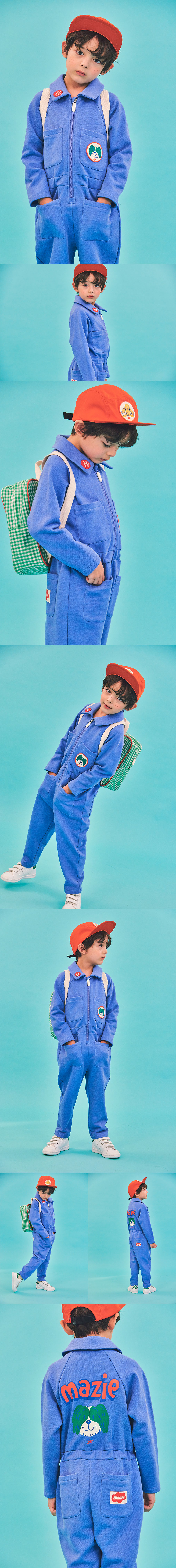 Mazie out pocket zip up jump suit 상세 이미지