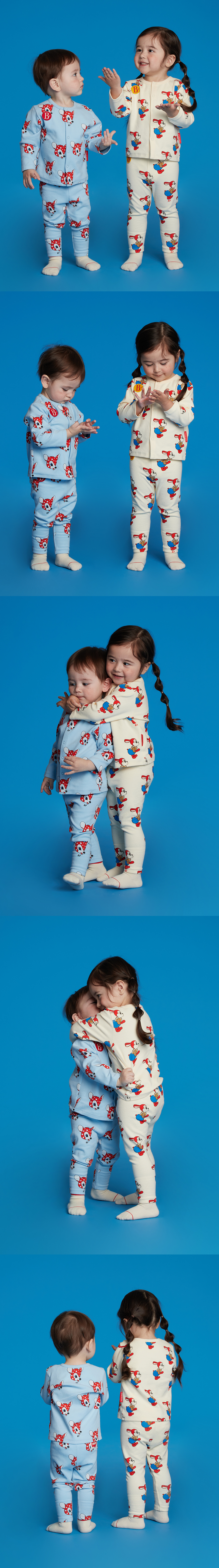 All over stanley baby loungewear set 상세 이미지