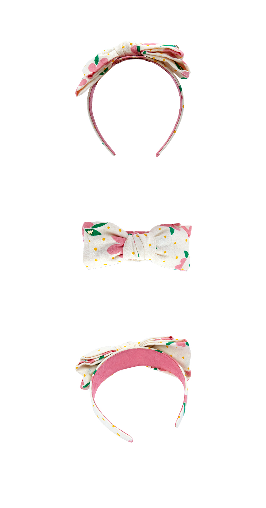 All over flower ribbon hair band 상세 이미지