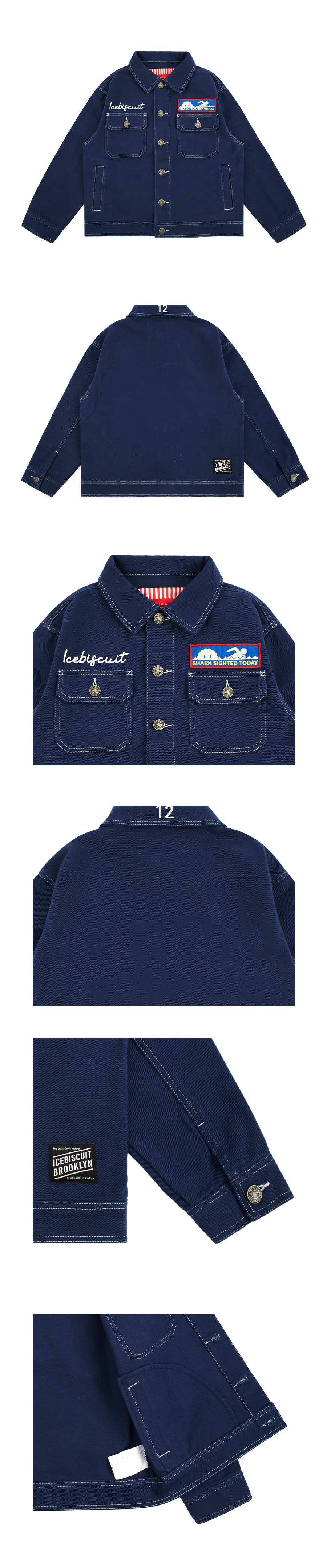 Icebiscuit graphic point work jacket 상세 이미지